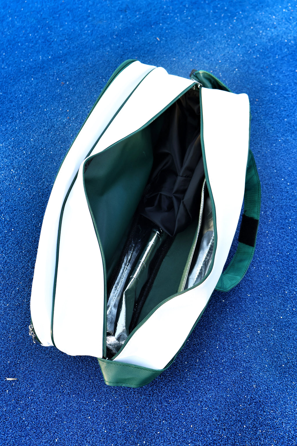 Sèrve SW19 Racquet Bag – Forest Green & White