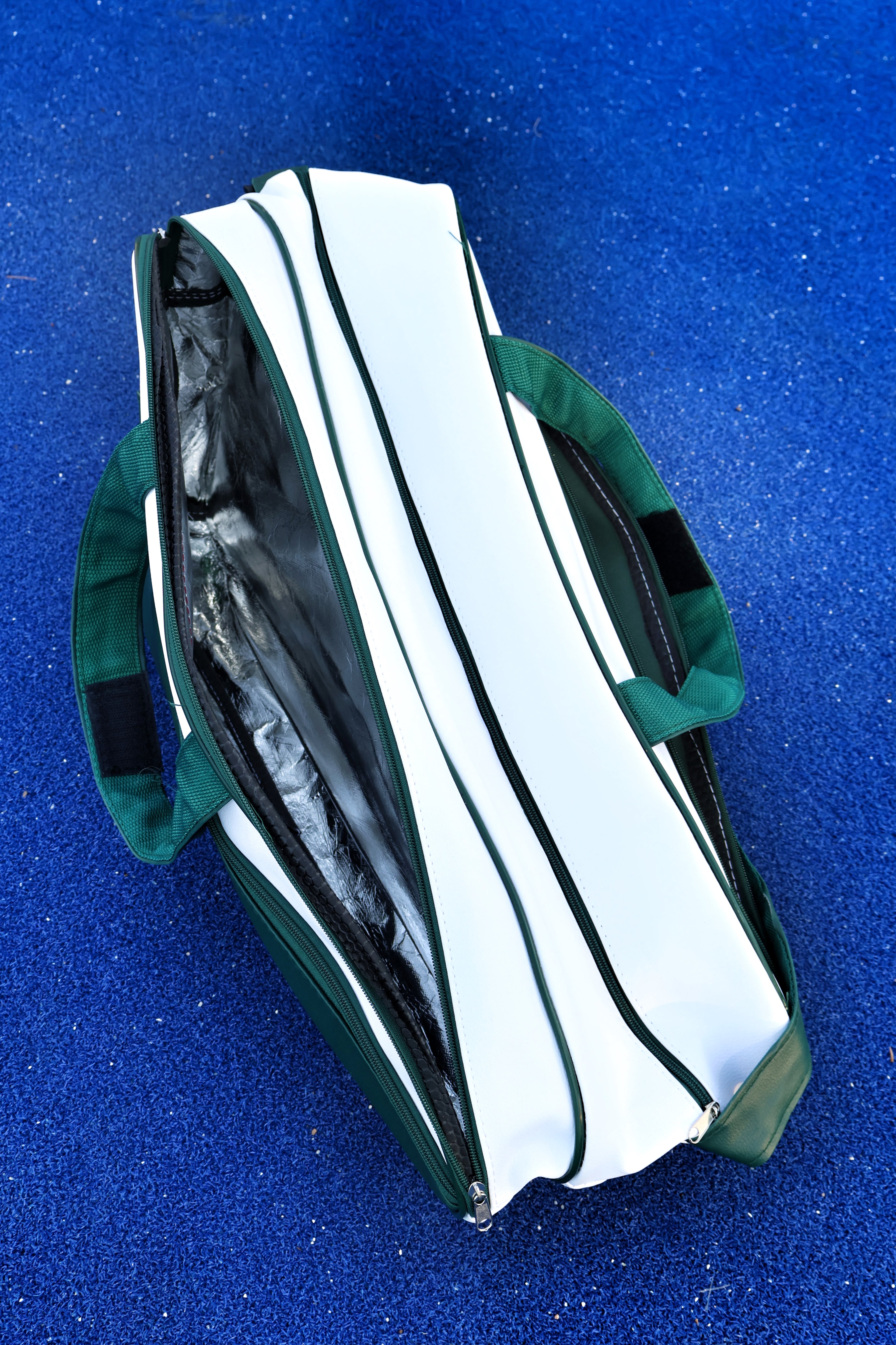 Sèrve SW19 Racquet Bag – Forest Green & White