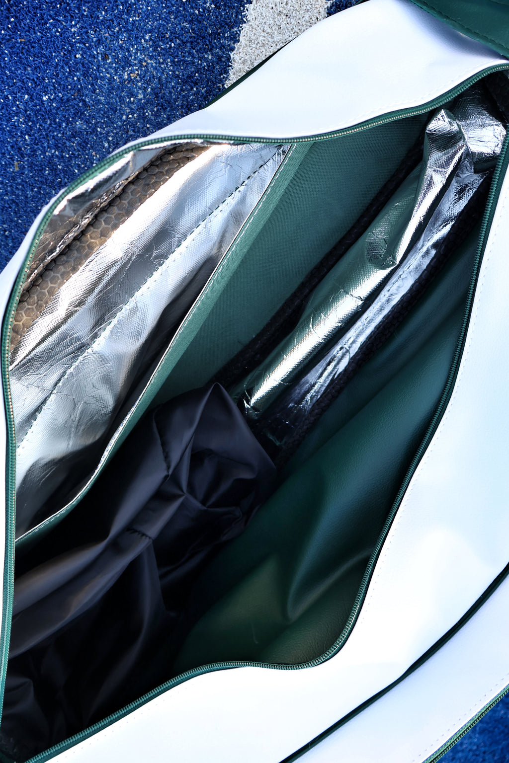 Sèrve SW19 Racquet Bag – Forest Green & White