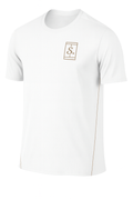 SÈRVE On-Court Pro Tee – White (Custom Names)