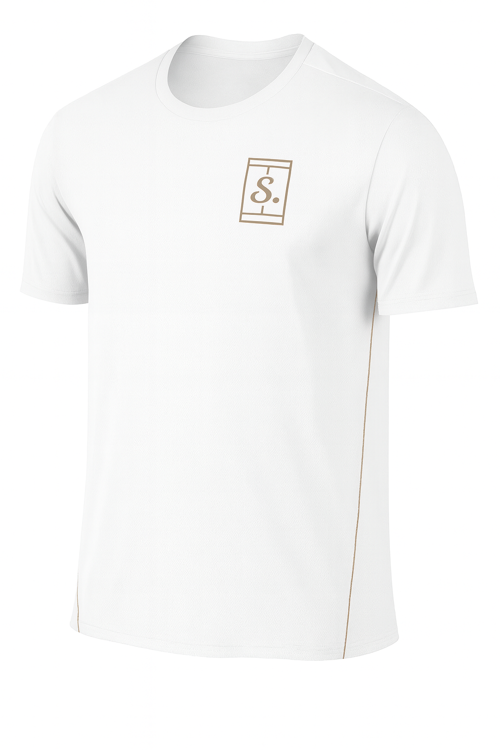 SÈRVE On-Court Pro Tee – White (Custom Names)